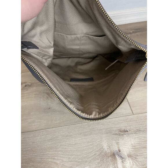 Talbots gray fold over clutch - Picture 7 of 12